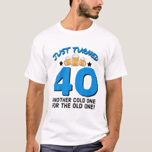 T-shirt Je Viens De Tourner 40 Froid Un Pour L'Ancien 40E 