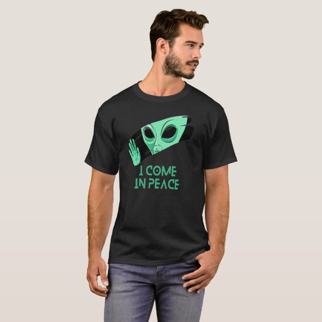 T-shirt Je viens en paix (Devant entier)