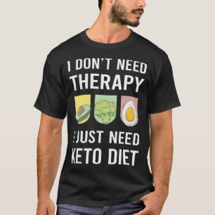 T-shirt Je viens juste d'avoir besoin du régime cétogène c