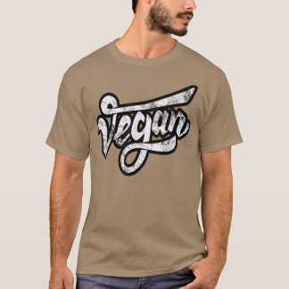 T-shirt je vis vegan une vie végétarienne