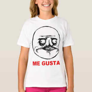 T-shirt Je visage Meme de rage de Gusta