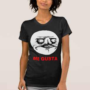 T-shirt Je visage Meme de rage de Gusta