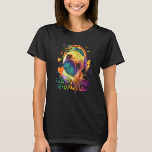 T-shirt Je vois l'univers dans les yeux de mon Pug Bouledo