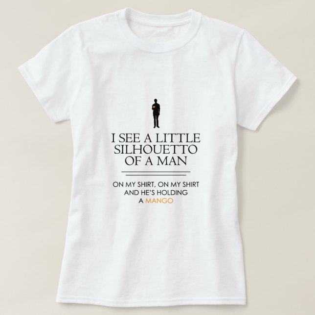 T-shirt Je vois un petit Silhouetto… (Design devant)