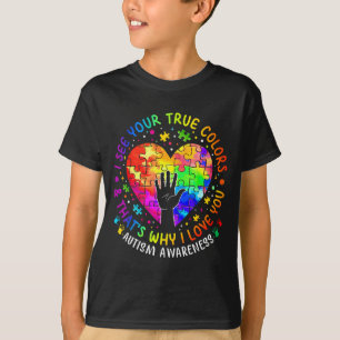 T-shirt Je vois vos vraies couleurs Casse-tête du monde du