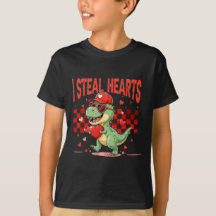 T-shirt Je vole des cœurs Saint Valentin garçons enfants d
