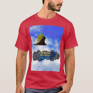 T-shirt Je Vols Sur Une VIBRATION Élevée 1