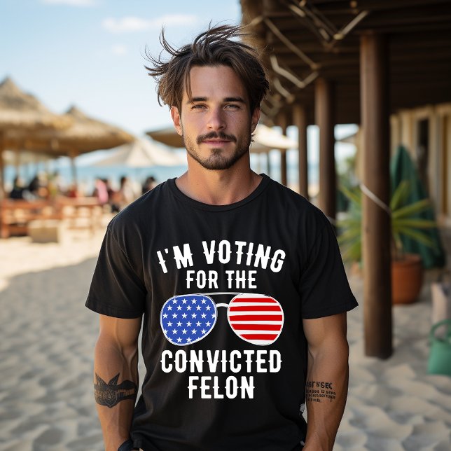 T-shirt Je vote pour le condamné Felon Funny Pro 2024 (Créateur téléchargé)