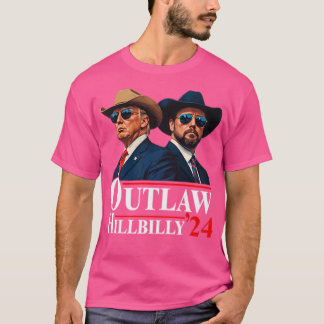 T-shirt Je Vote Pour Le hors-la-loi Et Le Hillbilly Pour L