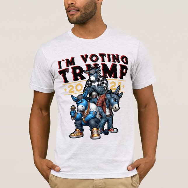 T-shirt JE VOTE pour TRUMP 2024 (Devant)