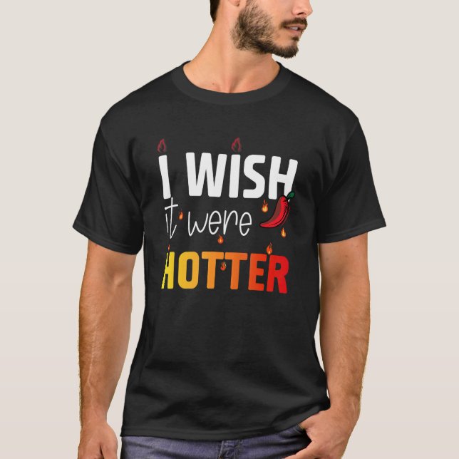 T-shirt Je voudrais qu'il fasse plus chaud 1 (Devant)