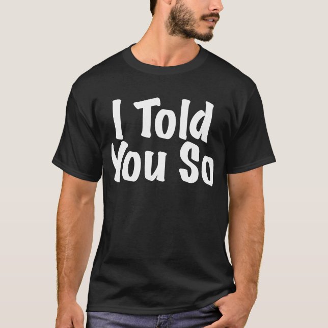 T-shirt Je vous ai dits ainsi (Devant)