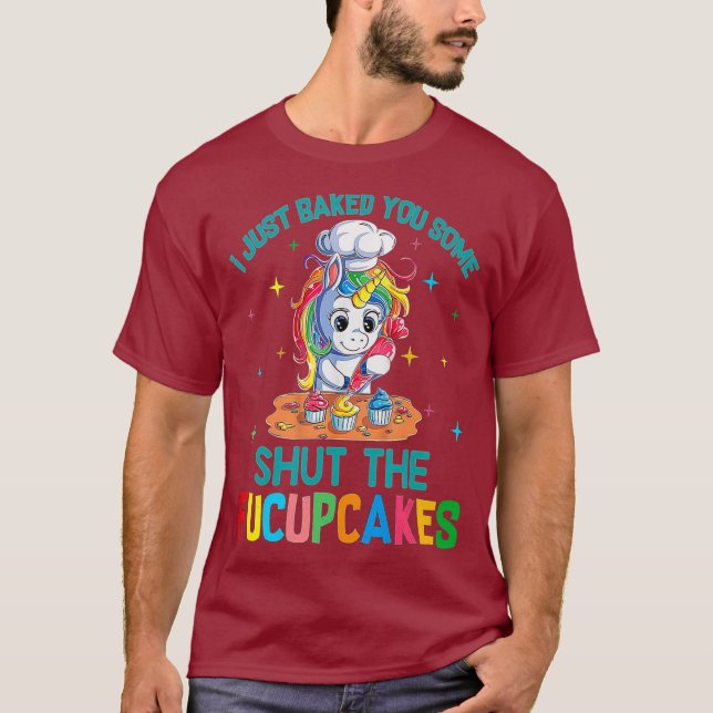 T-shirt Je Vous Ai Juste Fait Fermer La Chemise Fucupcakes (Devant)