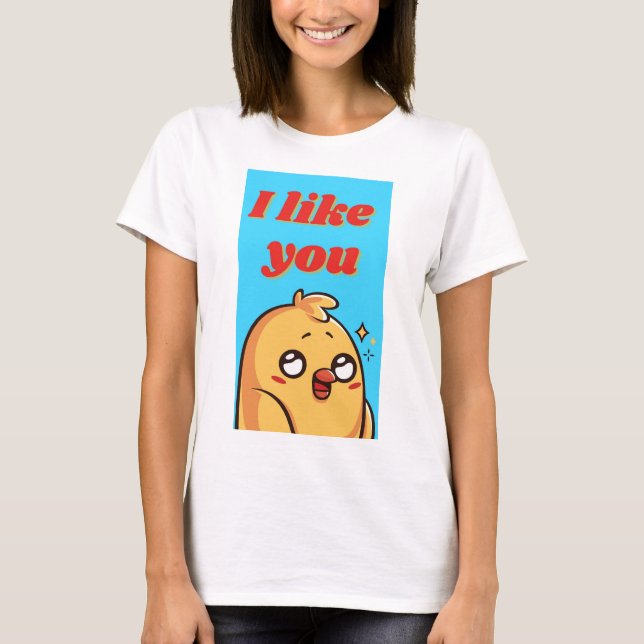 T-shirt je vous aime (Devant)