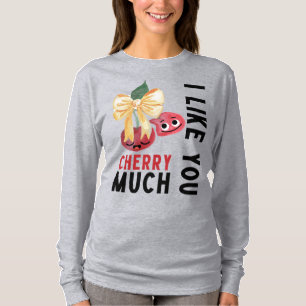T-SHIRT JE VOUS AIME BEAUCOUP CHERRY