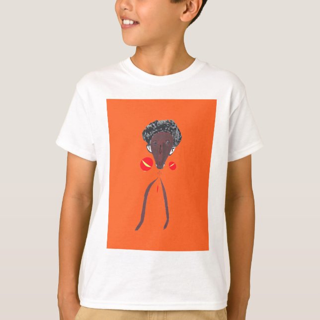 T-shirt Je vous aime Nakupenda Swahili (Devant)