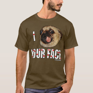 T-shirt Je vous carlin le visage