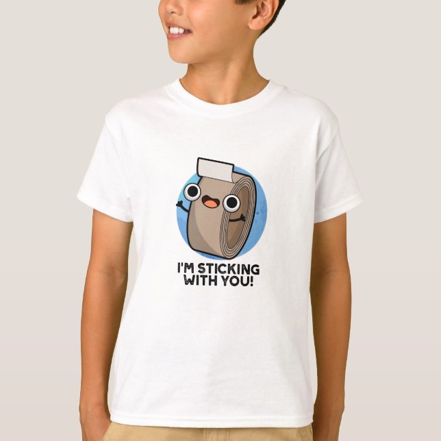 T-shirt Je vous chante avec un amusant pistolet à ruban (Devant)