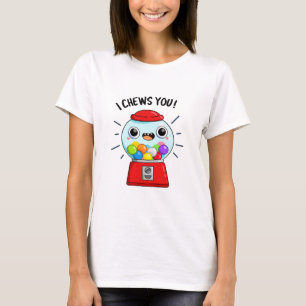 T-shirt Je Vous Chevonne Drôle Gumball Machine Pun