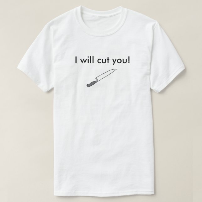 T-shirt Je vous couperai ! (Design devant)