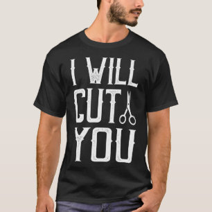 T-shirt Je Vous Couperai Ciseaux Drôle Salon Chaises Styli