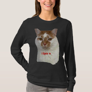 T-shirt Je Vous Déteste Ca Slogans Gens