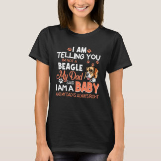 T-shirt Je Vous Dis Que Je Ne Suis Pas Un Beagle