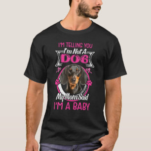 T-shirt Je Vous Dis Que Je Ne Suis Pas Un Chien Je Suis Un