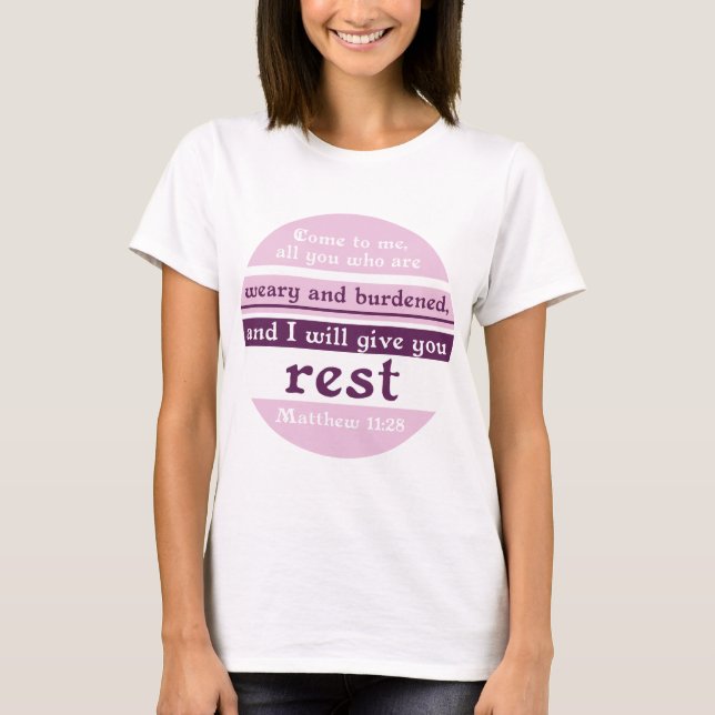 T-shirt Je Vous Donnerai Le Repos (Devant)