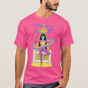 T-shirt Je Vous Donnerai Ma Galaxie - Transparent