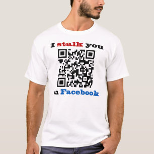 T-shirt Je vous égrappe sur le code de Facebook QR