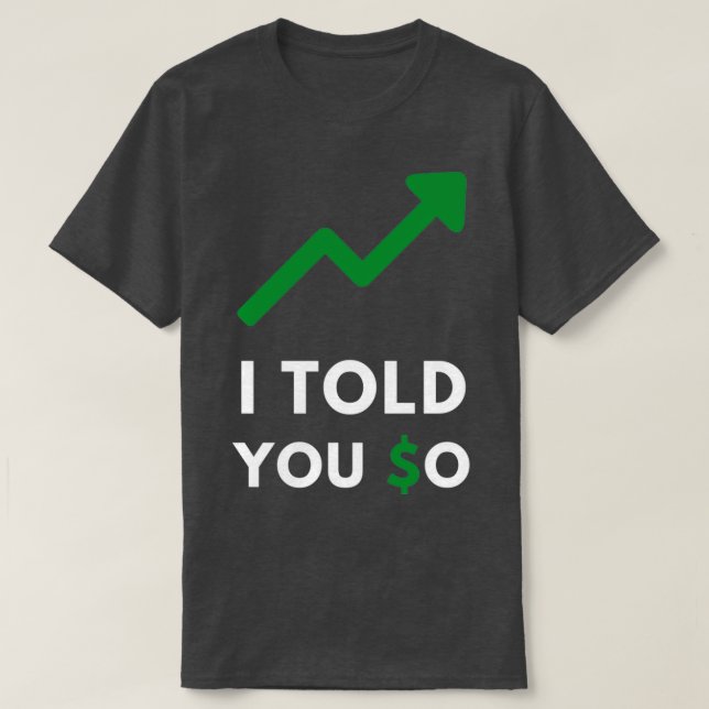 T-shirt je vous l'ai dit si tendance (Design devant)