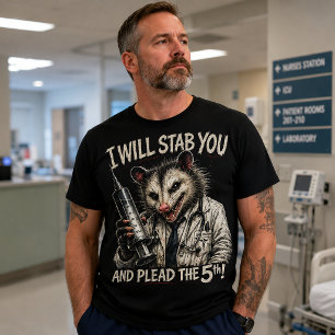 T-shirt Je Vous Poignarderai, Créature Sauvage