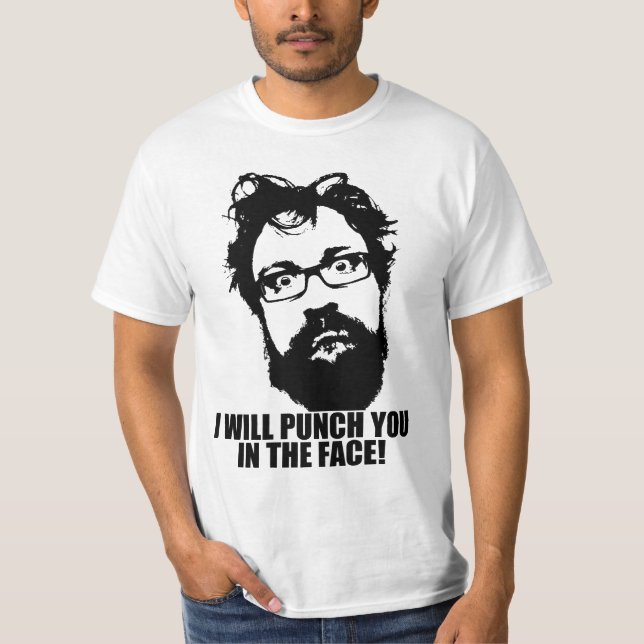 T-SHIRT JE VOUS POINÇONNERAI DANS LE VISAGE (Devant)