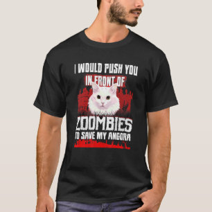 T-shirt Je Vous Poussais Devant Les Zombies Pour Sauver Mo