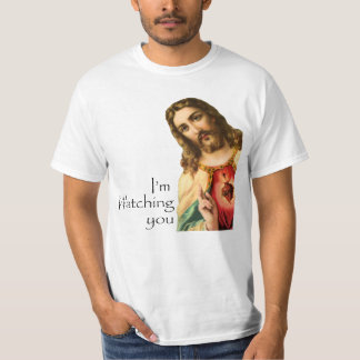 T-shirt Je Vous Regarde Drôle Jésus