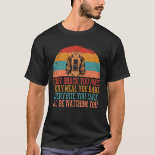 T-shirt Je Vous Regarderai Des Bloodhounds