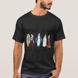 T-shirt Je vous salue Marie pleine de grâce, Vierge Marie,