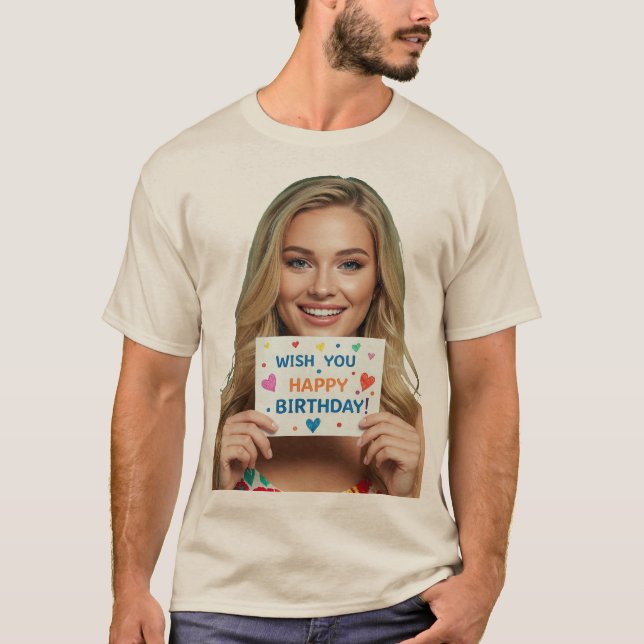 T-shirt je vous souhaite bonne fête (Devant)