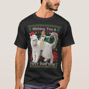 T-shirt Je Vous Souhaite Un Joyeux Swiftmas, doux Noël Swe