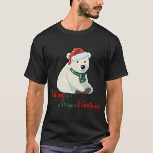 T-shirt Je vous souhaite une bière de Noël magique