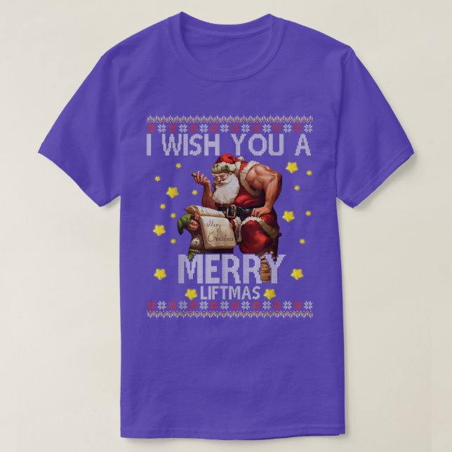 T-shirt Je Vous Souhaite Une Jolie Vie Mauvaise Noël Père  (Design devant)