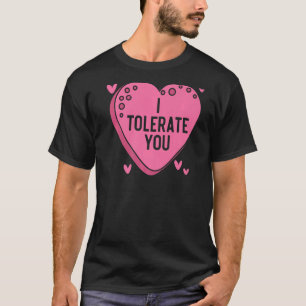 T-shirt Je Vous Tolère Valentines Day Hearts Day Cupid Lov