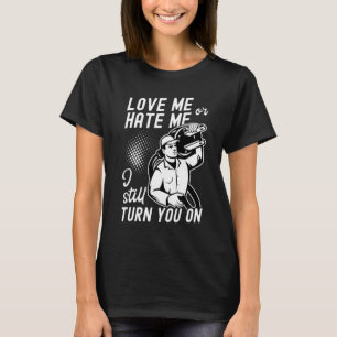 T-shirt Je Vous Tourne Toujours Sur Le Lineman Électrique