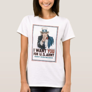T-shirt Je vous veux Oncle Sam