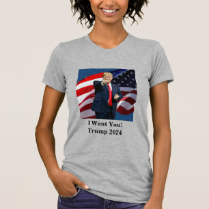 T-shirt Je vous veux ! Trump 2024