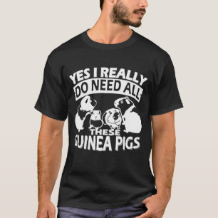 T-shirt Je vraiment ai besoin de tous ces cobayes