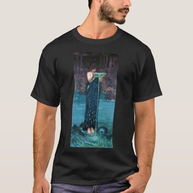 T-shirt Jealous Circe, John William Waterhouse (Devant)