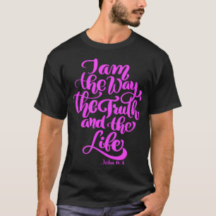 T-shirt Jean 146 Jésus Le Chemin Vérité Vie Verset Bibliqu