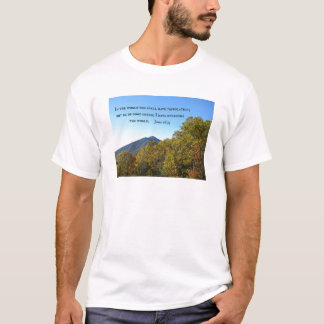 T-shirt Jean 16:33 Dans le monde, vous aurez des tribulati